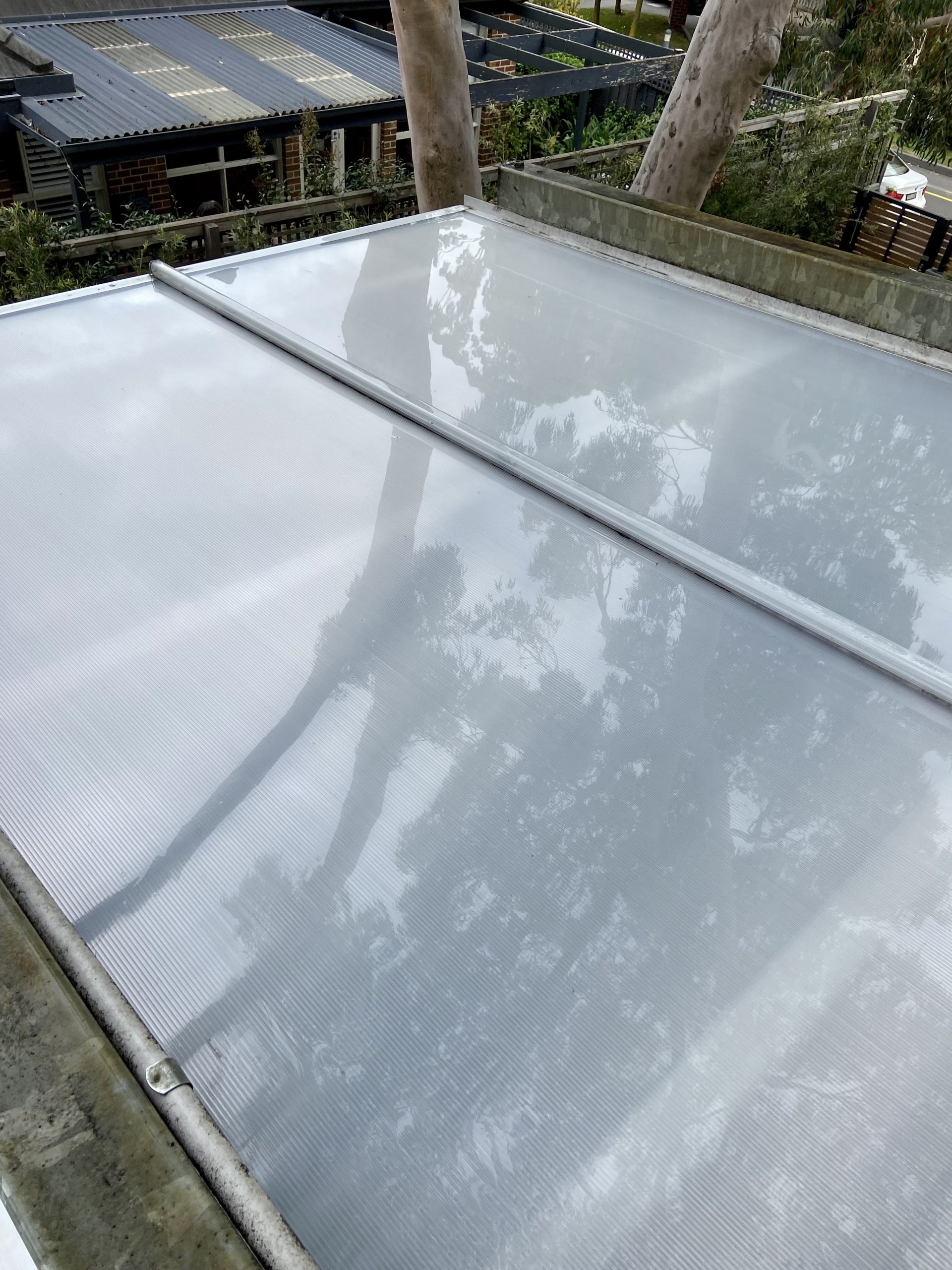 best polycarbonate skylight cleaning